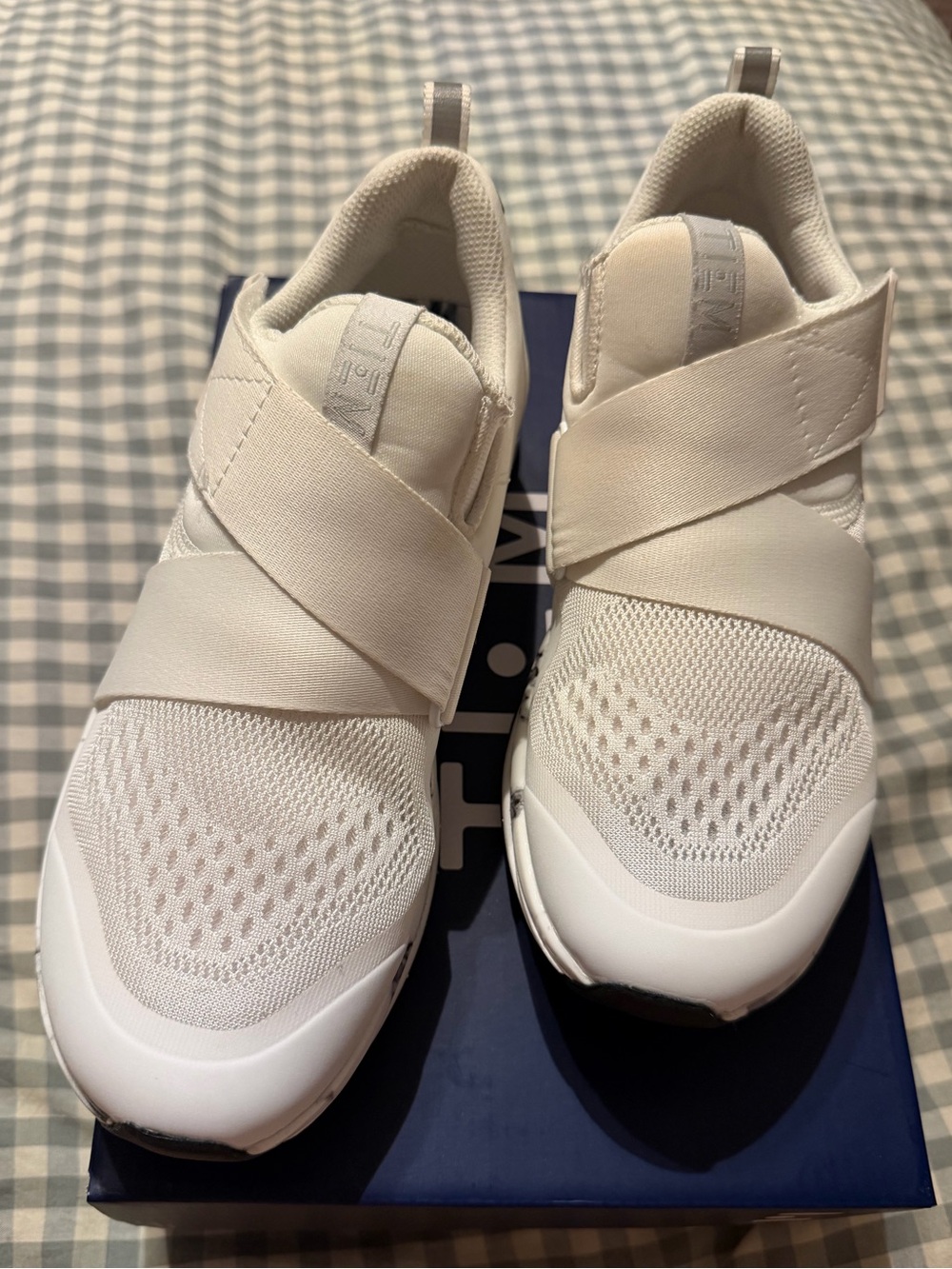 Women's Tiem Slipstream indoor cycling shoes in classic white marble Size 7